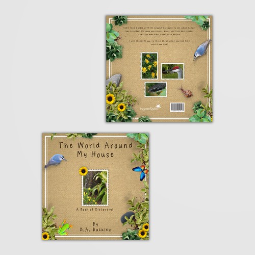 Story book cover with the title 'The World Around My House'