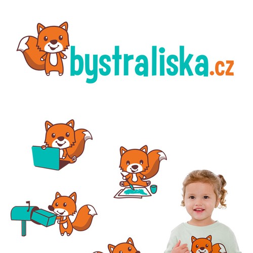 Toy logo with the title 'Character design for toy company'