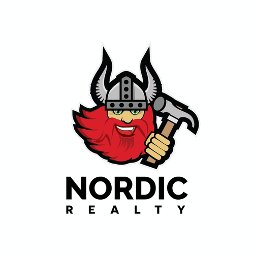 Hammer design with the title 'Viking logo'