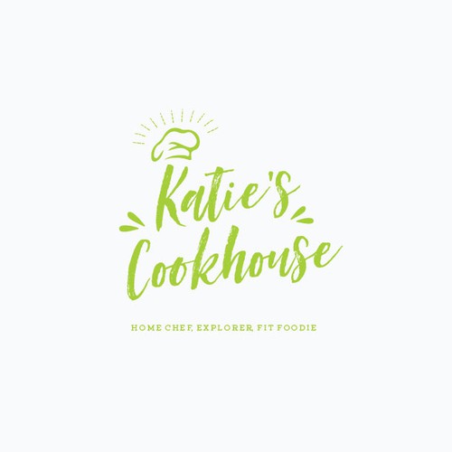 Cook design with the title 'Logo concept for a home cook/ food blogger'