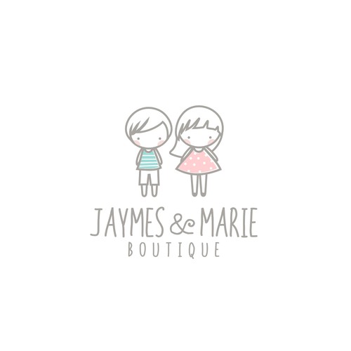 Clothes design with the title 'Jaymes & Marie Boutique'