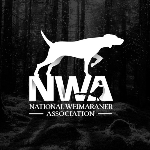 Hunter design with the title 'National Weimaraner Association'