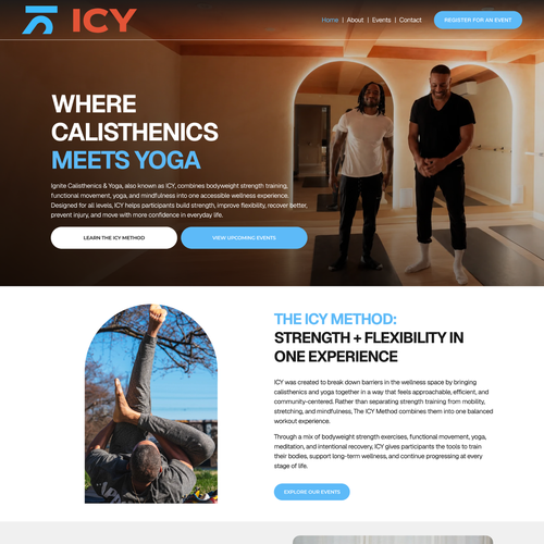 Design with the title 'ICY Method Custom Design'
