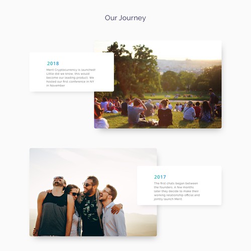 Company website with the title 'About Us Page'