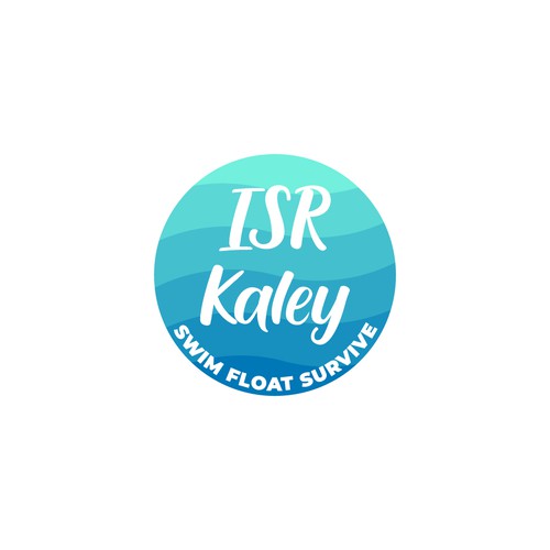 标题为“ISR Kaley的标志设计”的游泳标志