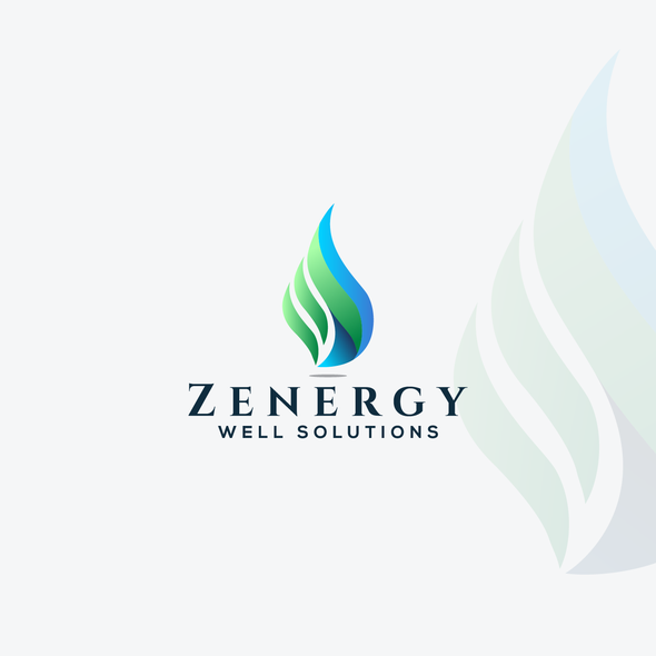 Gas brand with the title 'Brand identity for Zenergy'