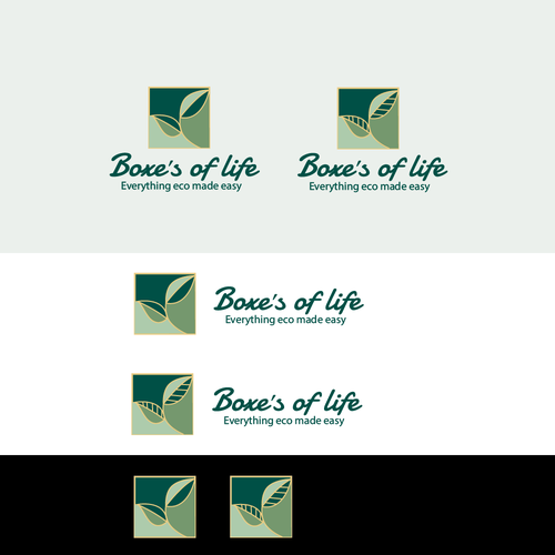 Ecological brand with the title 'Boxe's of life'