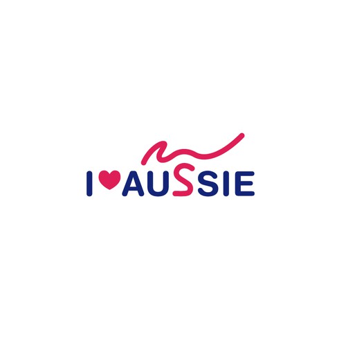 Vacation logo with the title 'I Love Aussie'