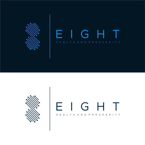 Cell logo with the title 'eight'