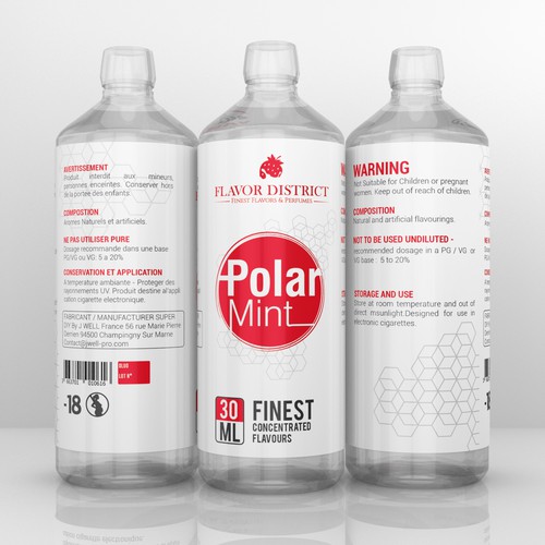Design label with the title 'Polar Mint'