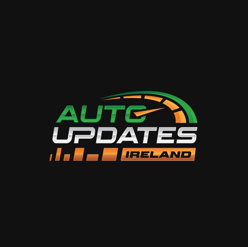 Automotive logo with the title 'AUTO UPDATES IRELAND'