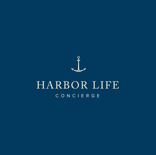 Lifestyle design with the title 'Harbor Life Concierge'