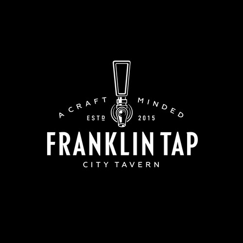 Beer brand with the title 'Franklin Tap'