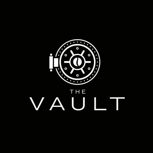 Cafe design with the title 'The Vault cafe'