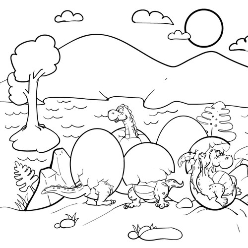 Outline artwork with the title 'outline'