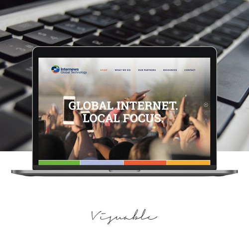 News design with the title 'Non-profit'