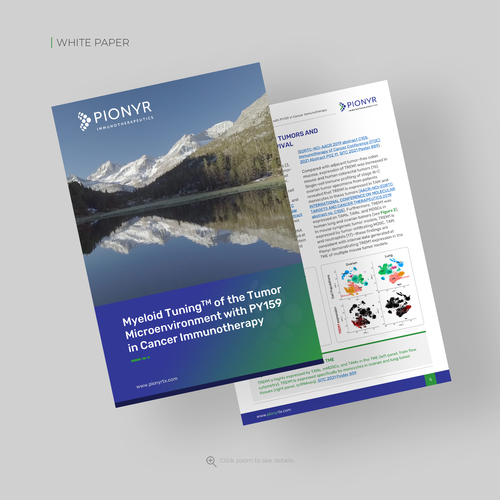 White paper design with the title 'Pionyr WhitePaper Template (PY159)'