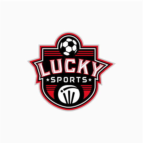 Sticker logo with the title 'Lucky Sports'