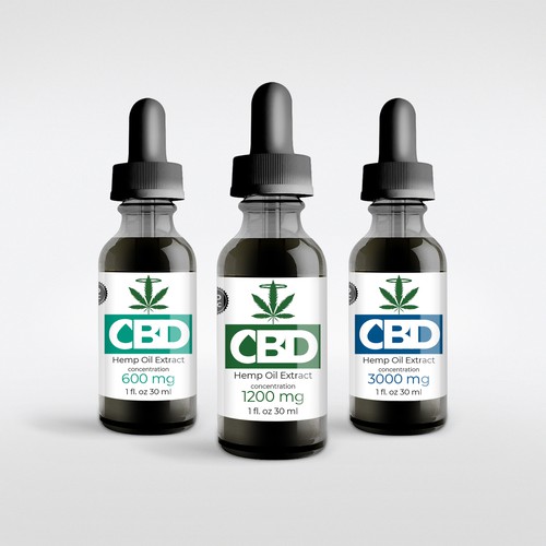 Hemp label with the title 'Hemp Heaven'