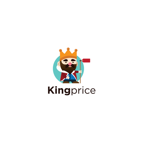 Pictorial logo with the title 'King Price Logo'