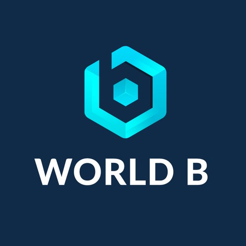 Cube logo with the title 'B Logo'