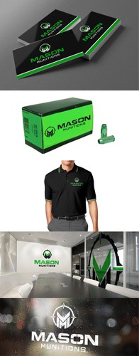 Shooting logo with the title 'Mason'