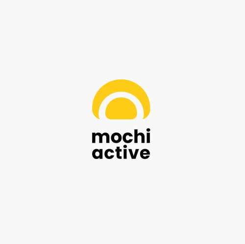 Kid's clothing logo with the title 'Mochi Active Logo (kid clothing brandà'