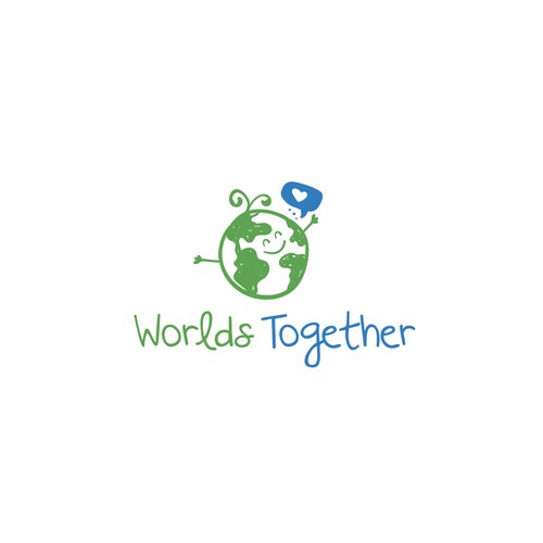 Doodle design with the title 'Worlds Together'