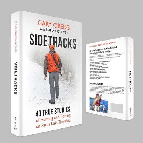 Creative book cover with the title 'Sidetracks '