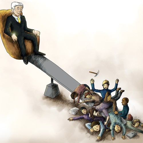 Executive design with the title 'The Bad Boss'