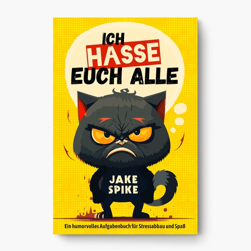 Comic book cover with the title 'Ich Hasse Euch Alle | I Hate You All'