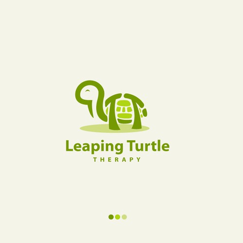 Turtle design with the title 'Do turtles leap??? Help make my turtle logo leap of the page!'