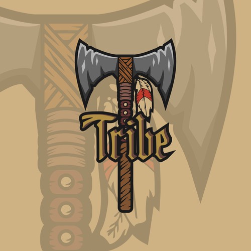 Savage design with the title 'Savage logo for Tribe'