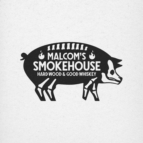 Smokehouse design with the title 'BBQ Smokehouse'