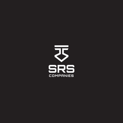 Environmental brand with the title 'monogram logo for srs companies'