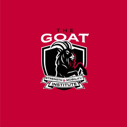 Goat logo with the title 'The Goat'