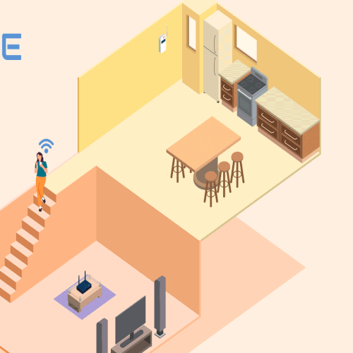 WiFi design with the title 'Wifi Booster Banner'