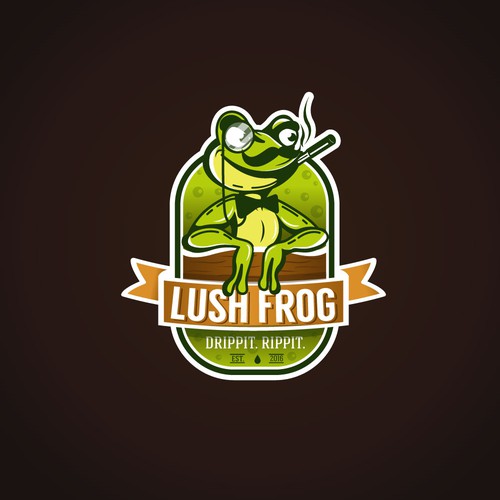 Vapor logo with the title 'Character logo for Vape comapany'