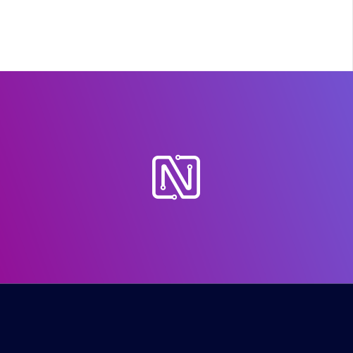 Dark blue logo with the title 'nano'