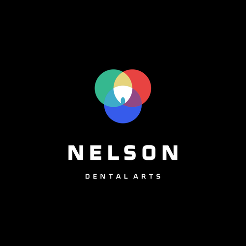 Tooth logo with the title 'Logo concept for a dentist'