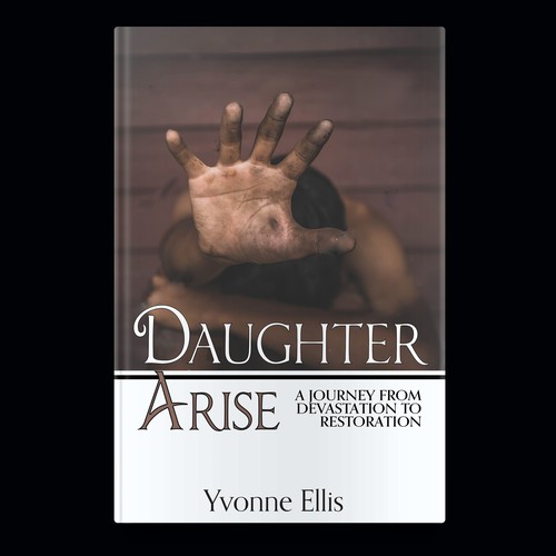 Children's book cover with the title 'Proposed cover for book dealing with child abuse'