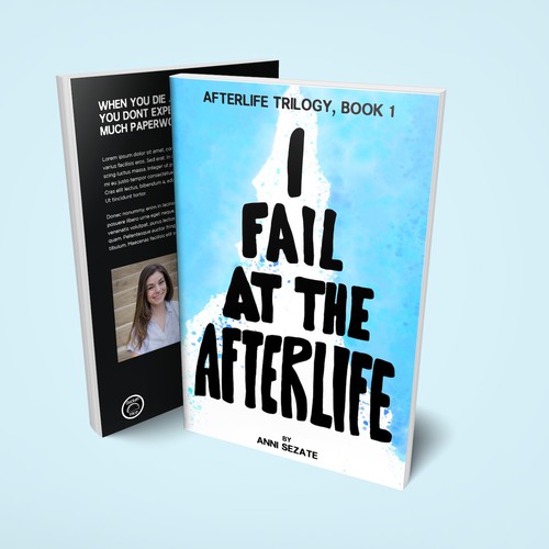 Painting book cover with the title 'Book Cover design'