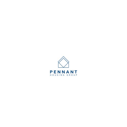 Simplified design with the title 'Clean logo for pennant housing group'