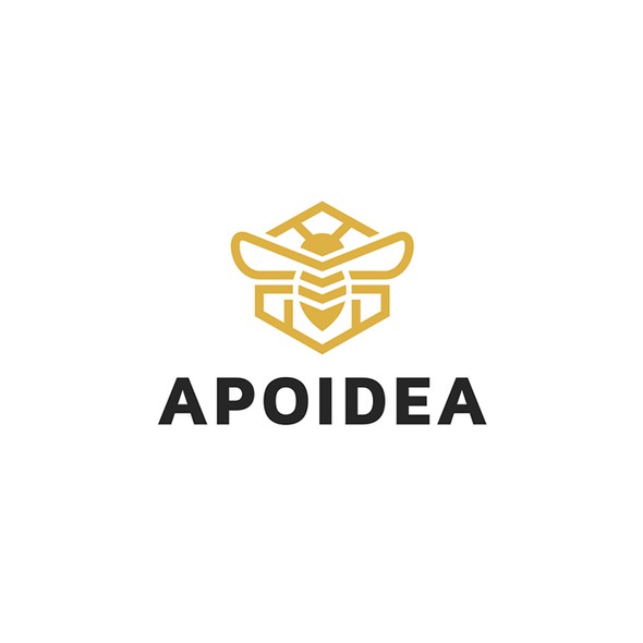 Gold hexagon logo with the title 'Apoidea'