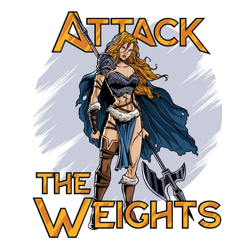 Warrior artwork with the title 'Illustration'