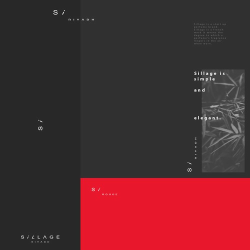 Perfume logo with the title 'Sillage Riyadh'