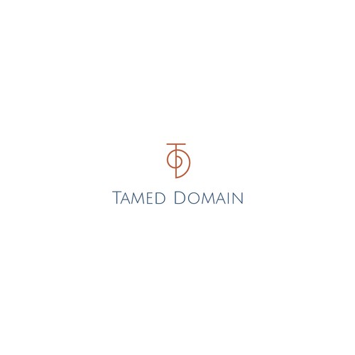 Organization logo with the title 'Concept for Tamed Domain, a home organization business'