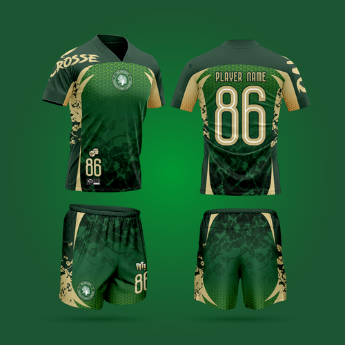 Uniform design with the title 'Rugby Jersey'