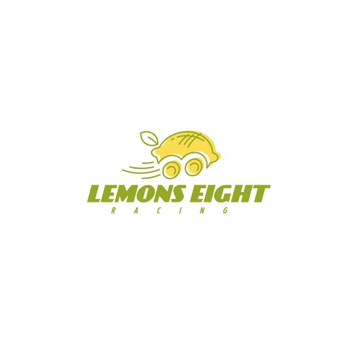 Racing logo with the title 'Lemons Eight Racing'