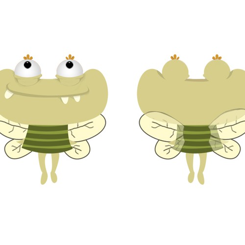 Creature artwork with the title 'IOS/Android Cartoon game character'